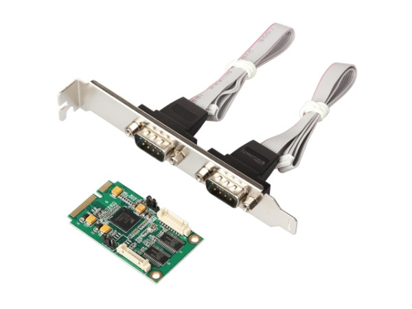Mini PCIe 2S Seriell RS-232 Karte (EXAR)