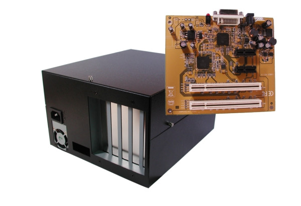 Expansion Box mit 2x PCI & PCIe-Slots, 25cm, 220W Netzteil