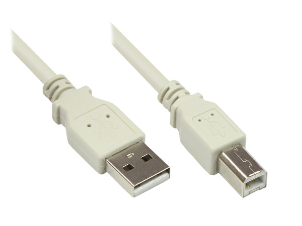 USB 2.0 Kabel A Stecker - B Stecker 1,8 Meter