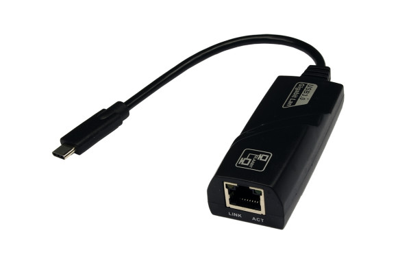USB 3.2 Gen1 mit C-Stecker zu Ethernet 1Gigabit LAN