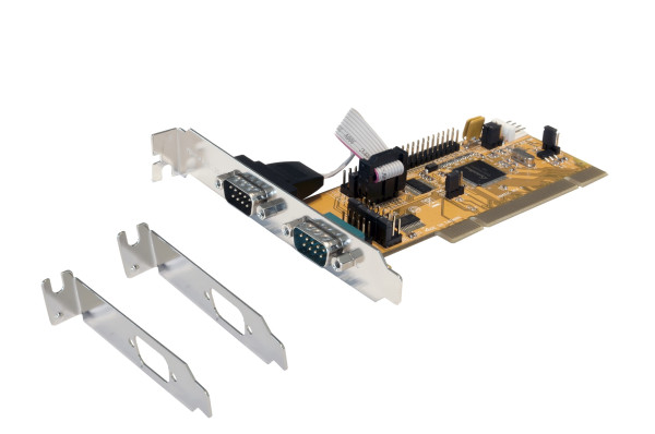 2S PCI Seriell-Karte, 2x 9 Pin Port (SystemBase)