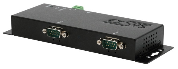 Ethernet zu 2x RS-232, inkl. 12V/3A Netzteil, PoE