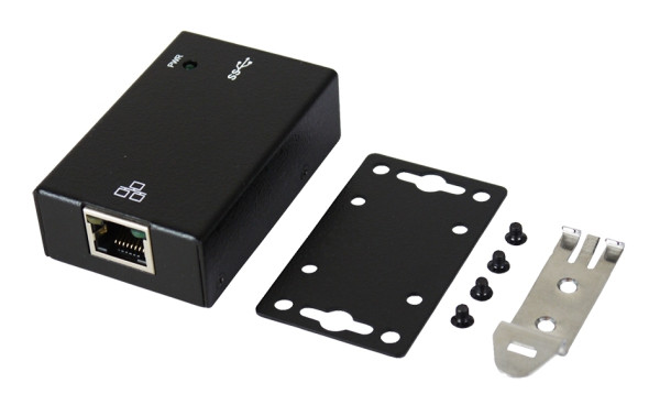 USB 3.2 Gen 1 zu Ethernet 1Gigabit inkl. DIN-Rail Kit (Metallgehäuse)