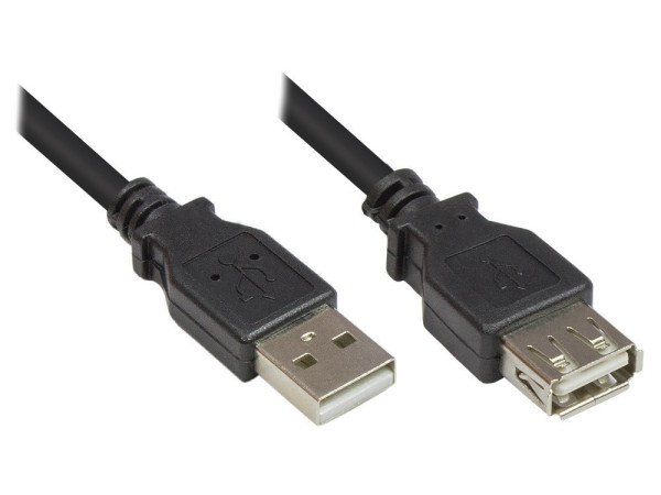 USB 2.0 Kabel A Stecker - A Buchse 3,0 Meter