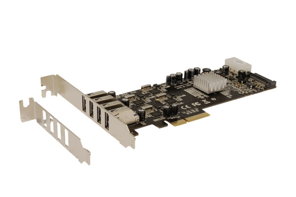 USB 3.0 Quad PCIe x4 card (Renesas)