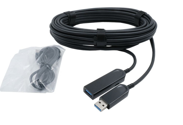 USB 3.2 Gen 1 AOC Fiber Kabel, 20m