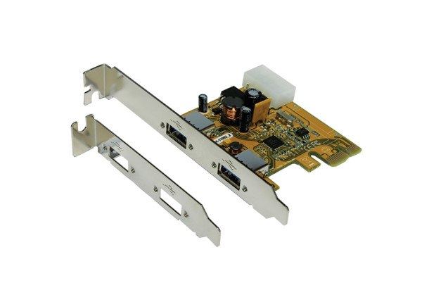 USB 3.2 Gen1 PCIe Karte mit 2 Ports (Chip-Set Renesas)