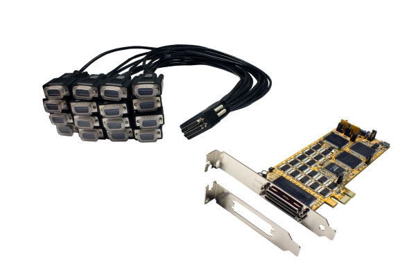 PCIe 16S Seriell RS-232 Karte, SystemBase