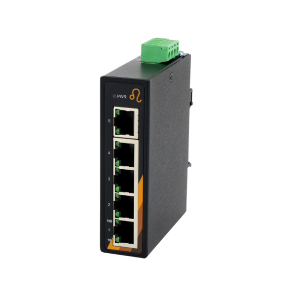 5 Port Industrie Ethernet Switch, Kompakt