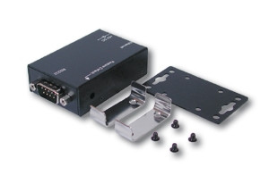 Ethernet zu 1x RS-232 Metallgehäuse, DIN-Rail