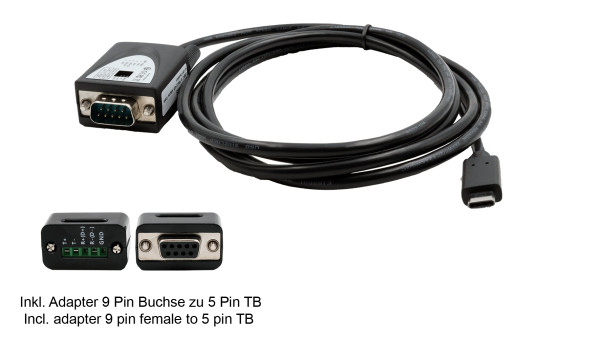 USB 2.0 C-Stecker zu Seriell RS-422/485 Kabel (FTDI Chip)